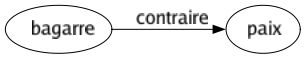 Contraire de Bagarre : Paix 