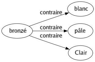 Contraire de Bronzé : Blanc Pâle Clair 