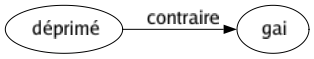 Contraire de Déprimé : Gai 