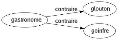 Contraire de Gastronome : Glouton Goinfre 