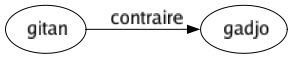 Contraire de Gitan : Gadjo 