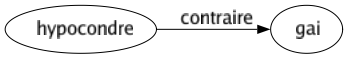Contraire de Hypocondre : Gai 