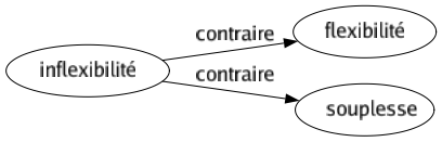 Contraire de Inflexibilité : Flexibilité Souplesse 