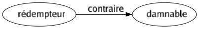 Contraire de Rédempteur : Damnable 