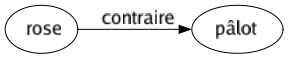 Contraire de Rose : Pâlot 
