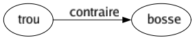 Contraire de Trou : Bosse 