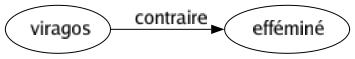 Contraire de Viragos : Efféminé 