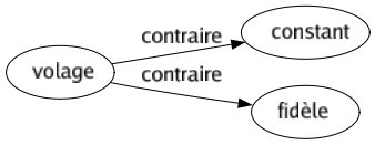 Contraire de Volage : Constant Fidèle 