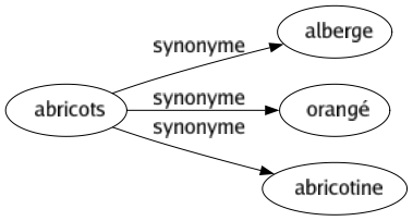 Synonyme de Abricots : Alberge Orangé Abricotine 