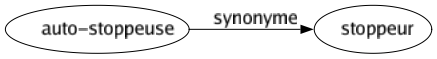 Synonyme de Auto-stoppeuse : Stoppeur 