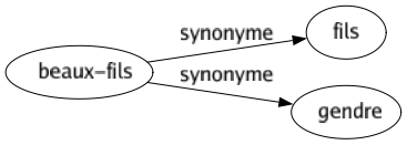 Synonyme de Beaux-fils : Fils Gendre 