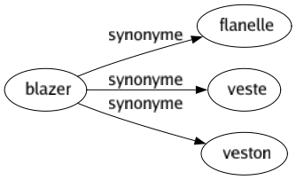 Synonyme de Blazer : Flanelle Veste Veston 