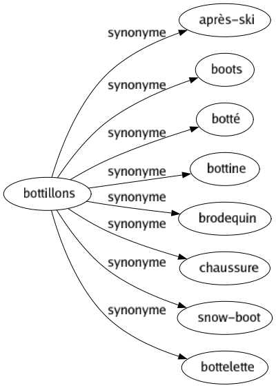 Synonyme de Bottillons : Après-ski Boots Botté Bottine Brodequin Chaussure Snow-boot Bottelette 