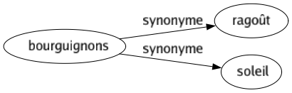 Synonyme de Bourguignons : Ragoût Soleil 