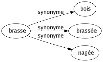 Synonyme de Brasse : Bois Brassée Nagée 