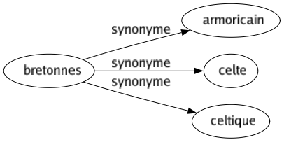 Synonyme de Bretonnes : Armoricain Celte Celtique 