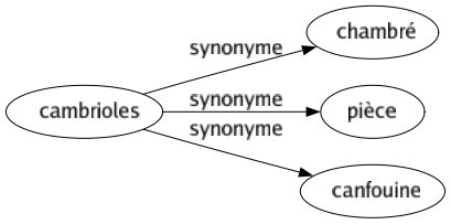 Synonyme de Cambrioles : Chambré Pièce Canfouine 