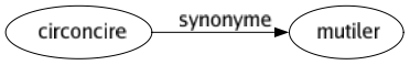 Synonyme de Circoncire : Mutiler 