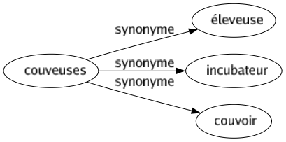 Synonyme de Couveuses : Éleveuse Incubateur Couvoir 