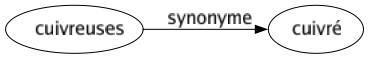 Synonyme de Cuivreuses : Cuivré 