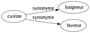 Synonyme de Curiste : Baigneur Buveur 