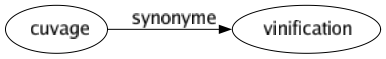 Synonyme de Cuvage : Vinification 