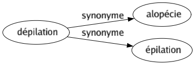 Synonyme de Dépilation : Alopécie Épilation 