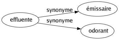 Synonyme de Effluente : Émissaire Odorant 