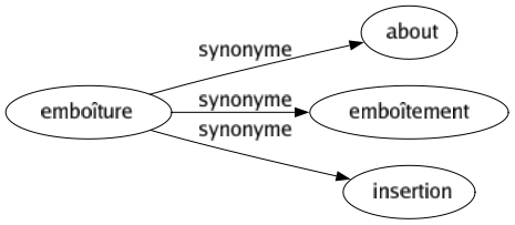 Synonyme de Emboîture : About Emboîtement Insertion 
