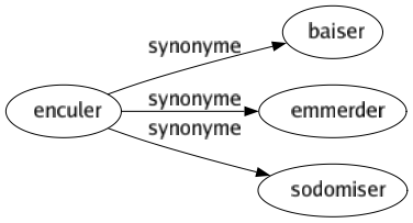 Synonyme de Enculer : Baiser Emmerder Sodomiser 