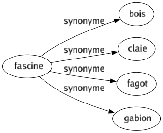 Synonyme de Fascine : Bois Claie Fagot Gabion 