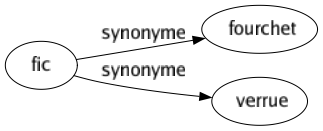Synonyme de Fic : Fourchet Verrue 