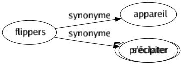 Synonyme de Flippers : Appareil S'éclater 