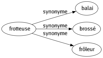 Synonyme de Frotteuse : Balai Brossé Frôleur 