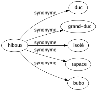 Synonyme de Hiboux : Duc Grand-duc Isolé Rapace Bubo 