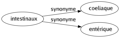 Synonyme de Intestinaux : Coeliaque Entérique 