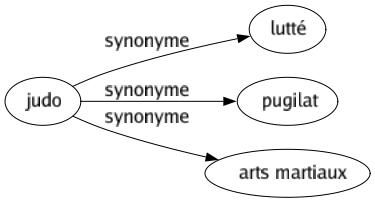 Synonyme de Judo : Lutté Pugilat Arts martiaux 