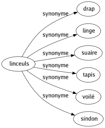 Synonyme de Linceuls : Drap Linge Suaire Tapis Voilé Sindon 