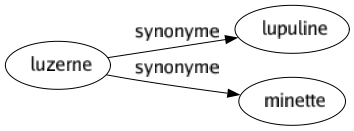 Synonyme de Luzerne : Lupuline Minette 