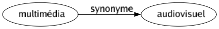 Synonyme de Multimédia : Audiovisuel 
