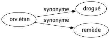 Synonyme de Orviétan : Drogué Remède 