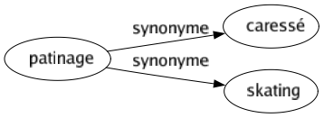 Synonyme de Patinage : Caressé Skating 