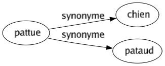 Synonyme de Pattue : Chien Pataud 