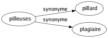 Synonyme de Pilleuses : Pillard Plagiaire 