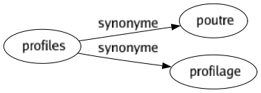 Synonyme de Profiles : Poutre Profilage 