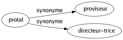 Synonyme de Protal : Proviseur Directeur-trice 
