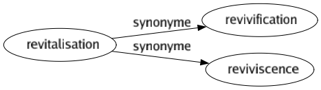 Synonyme de Revitalisation : Revivification Reviviscence 