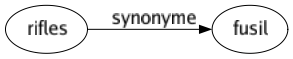 Synonyme de Rifles : Fusil 