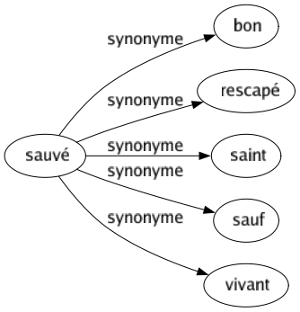 Synonyme de Sauvé : Bon Rescapé Saint Sauf Vivant 
