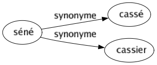 Synonyme de Séné : Cassé Cassier 